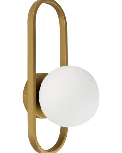 Lampa ścienna VARDI Złoty Metal