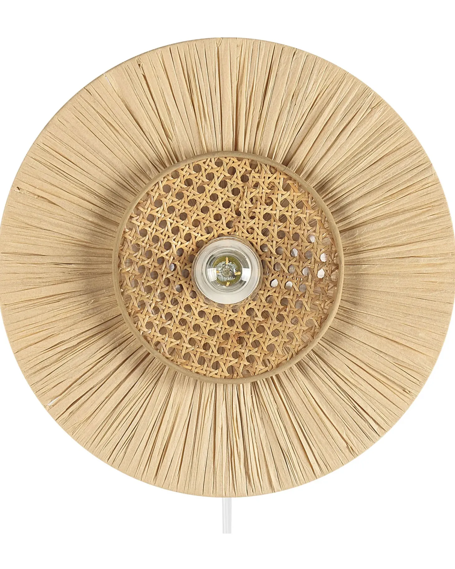 Lampa ścienna YAAPI Naturalny Papier