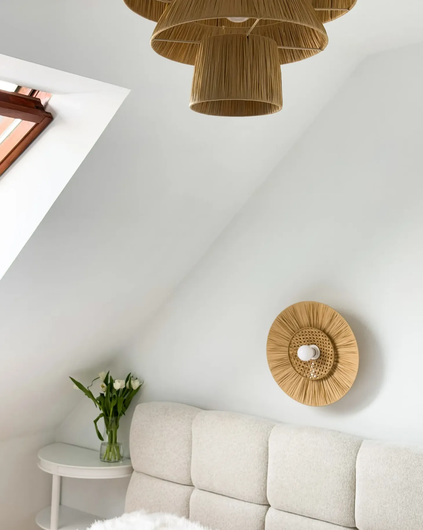 Lampa ścienna YAAPI Naturalny Papier