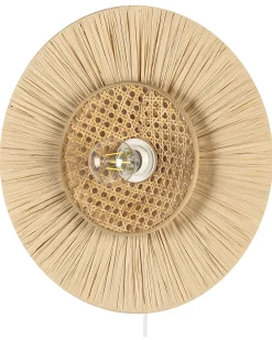 Lampa ścienna YAAPI Naturalny Papier
