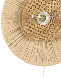 Lampa ścienna YAAPI Naturalny Papier