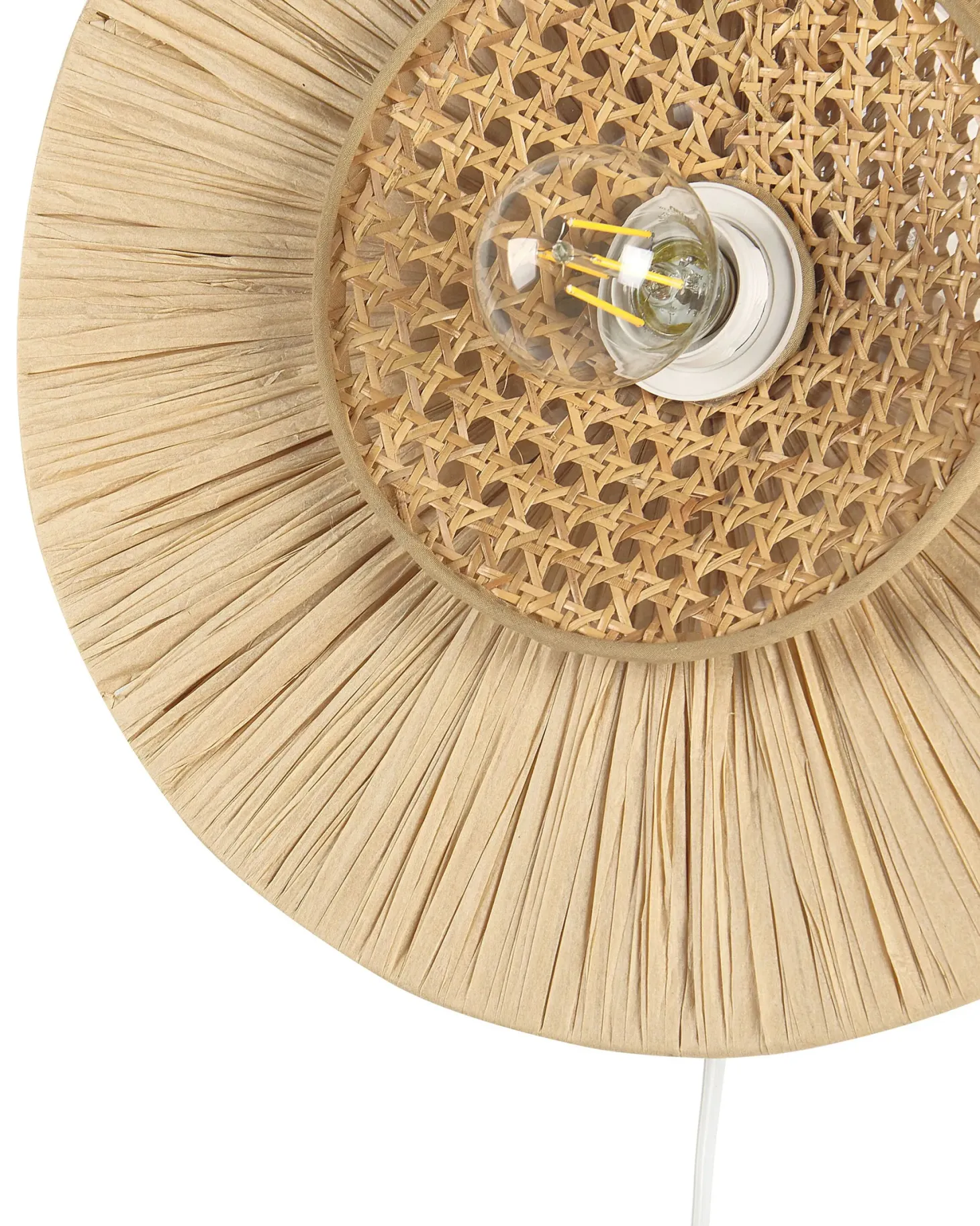 Lampa ścienna YAAPI Naturalny Papier