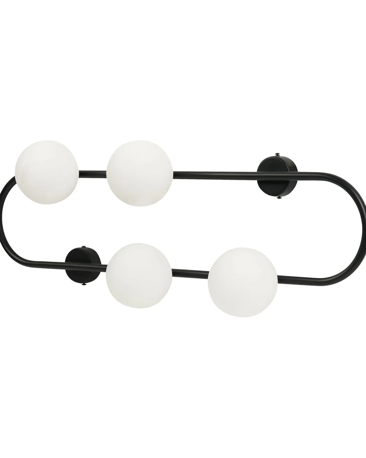 Lampa ścienna YANGO Czarny Metal
