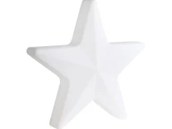 Lampa ogrodowa stojąca LED OLSAN Gwiazda 76 cm Biały