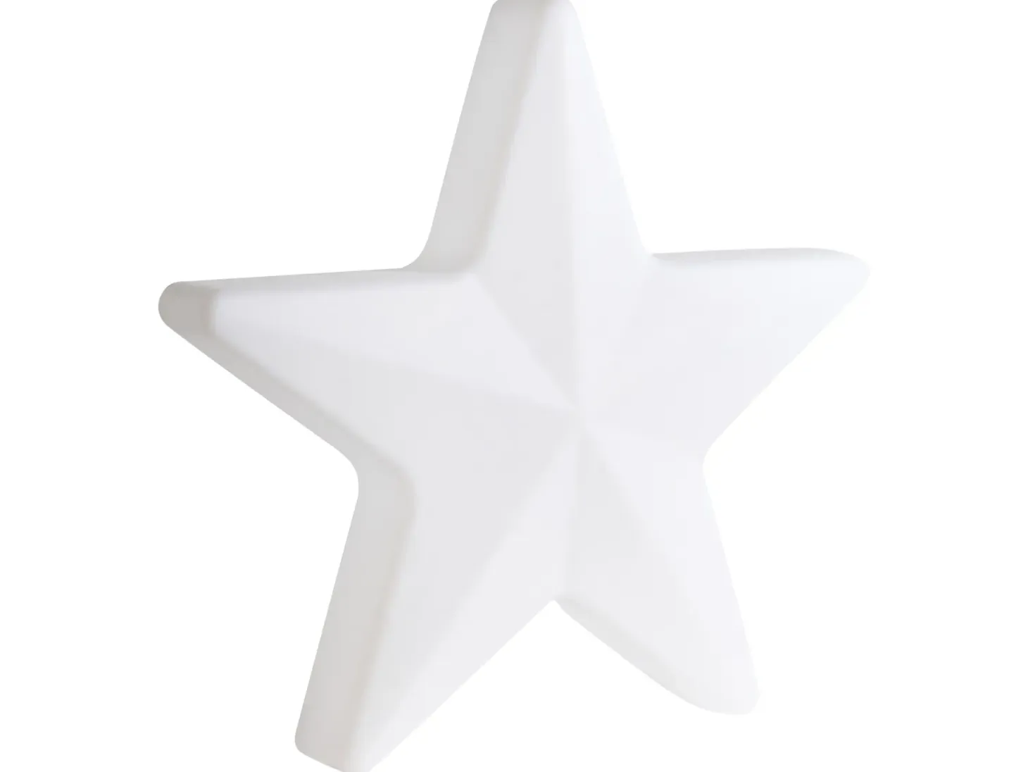Lampa ogrodowa stojąca LED OLSAN Gwiazda 76 cm Biały