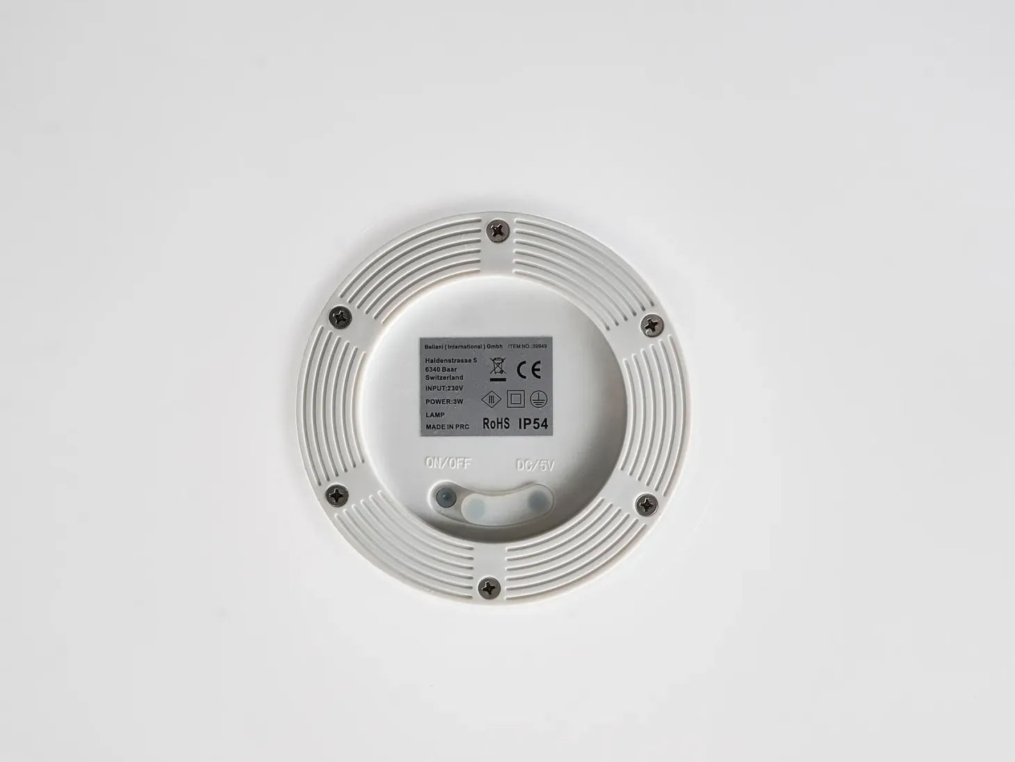 Lampa ogrodowa stojąca LED OLSAN Gwiazda 76 cm Biały