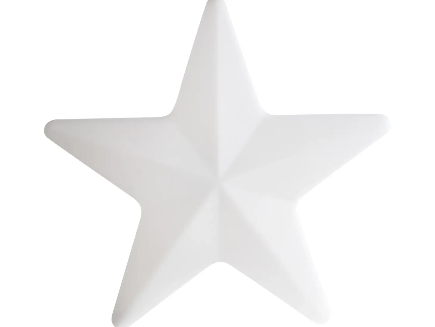 Lampa ogrodowa stojąca LED OLSAN Gwiazda 76 cm Biały