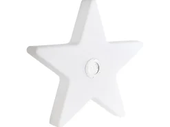 Lampa ogrodowa stojąca LED OLSAN Gwiazda 76 cm Biały
