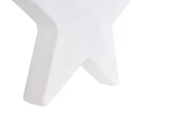 Lampa ogrodowa stojąca LED OLSAN Gwiazda 76 cm Biały