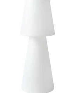 Lampa ogrodowa stojąca LED SABANAS Z pilotem Biały