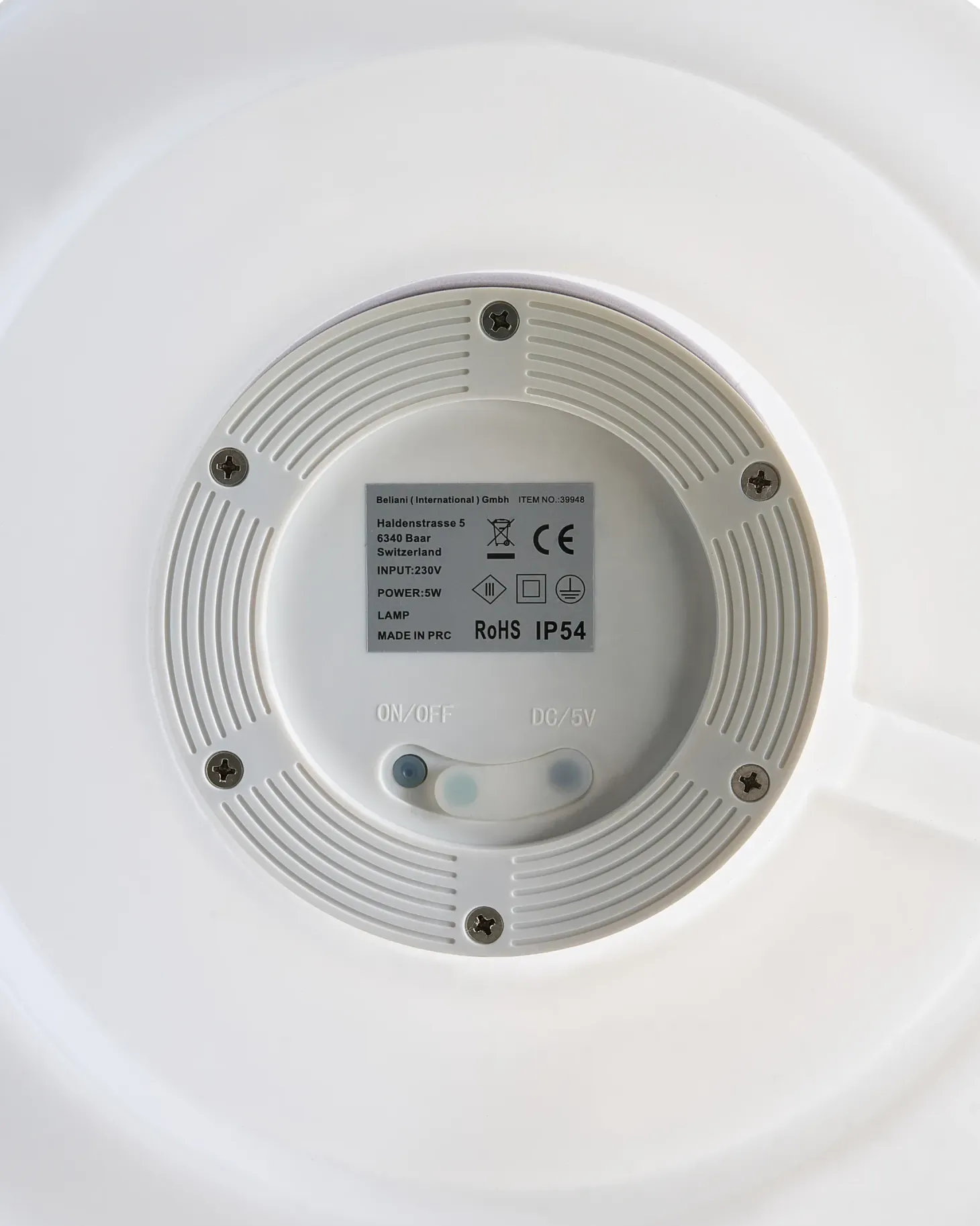 Lampa ogrodowa stojąca LED TORNE Biały