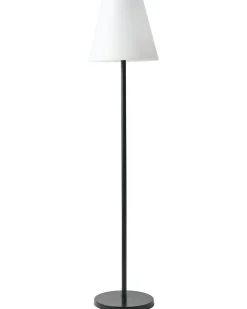 Lampa ogrodowa stojąca solarna LED FONESCA Z pilotem Biały