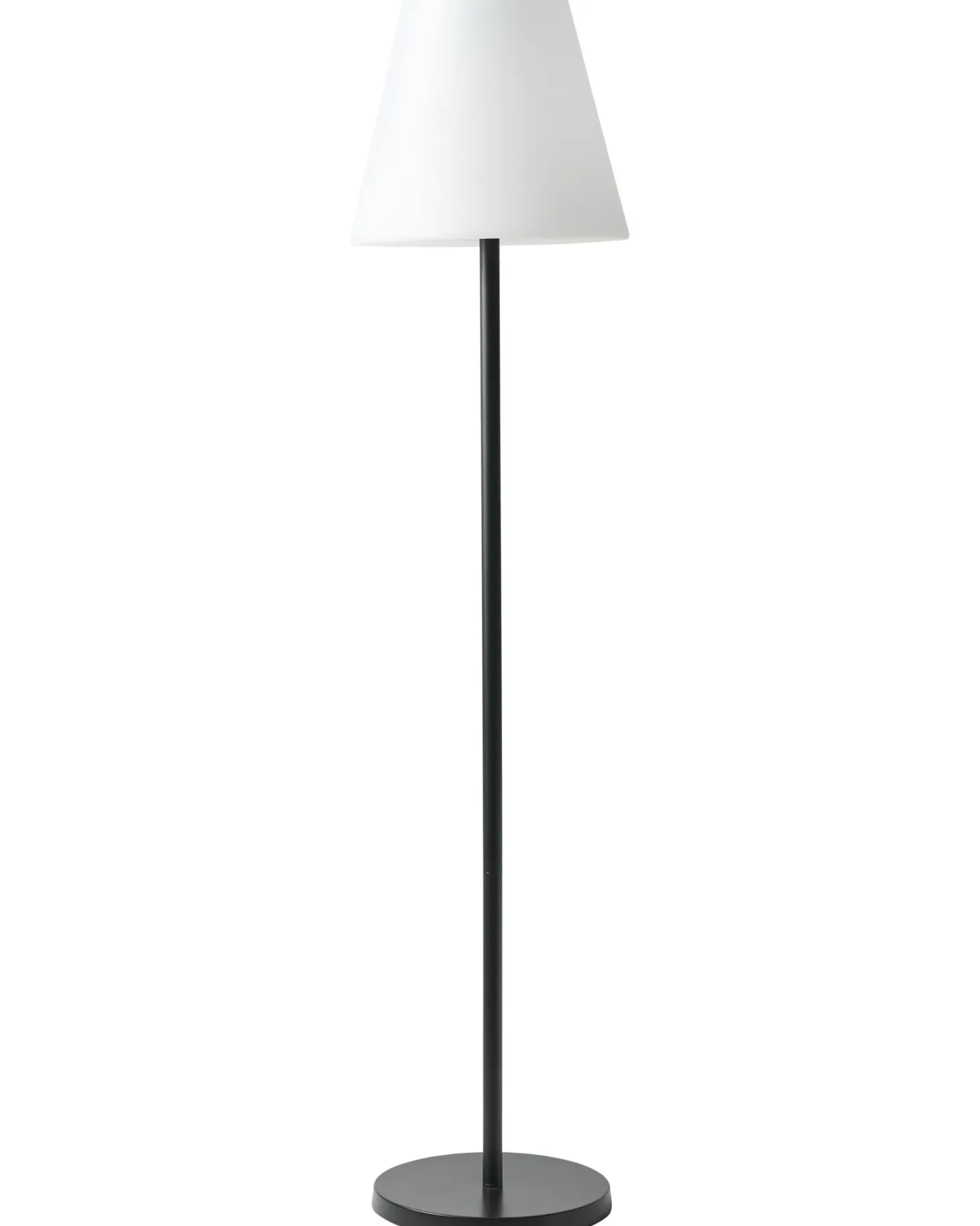 Lampa ogrodowa stojąca solarna LED FONESCA Z pilotem Biały