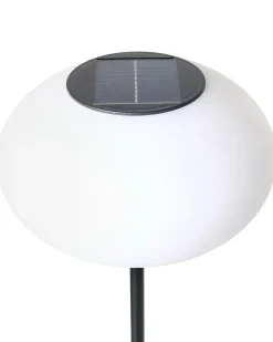 Lampa ogrodowa stojąca solarna LED LUMBE Czarny