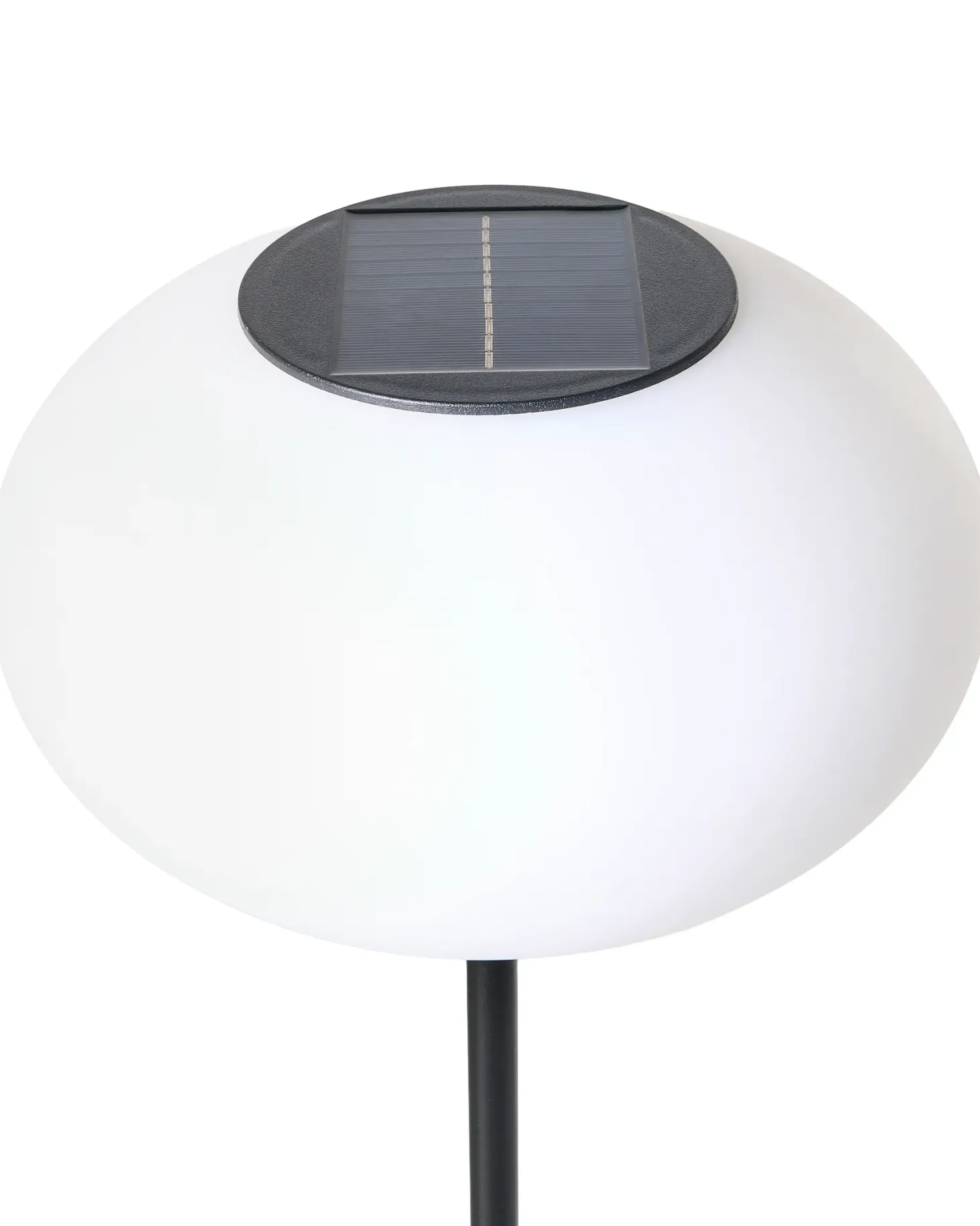 Lampa ogrodowa stojąca solarna LED LUMBE Czarny