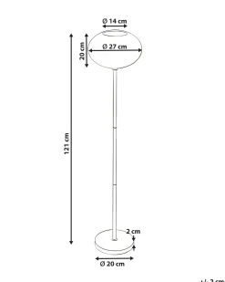 Lampa ogrodowa stojąca solarna LED LUMBE Czarny