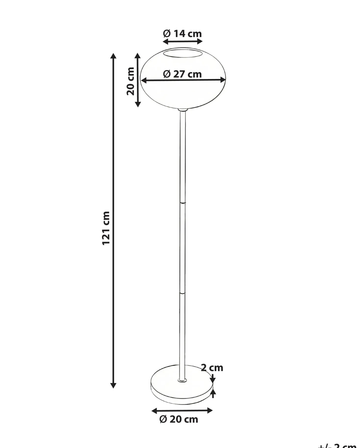 Lampa ogrodowa stojąca solarna LED LUMBE Czarny