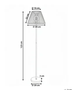 Lampa ogrodowa stojąca solarna LED LUETE Szary