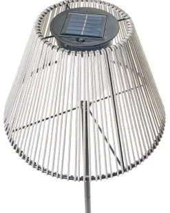Lampa ogrodowa stojąca solarna LED LUETE Szary