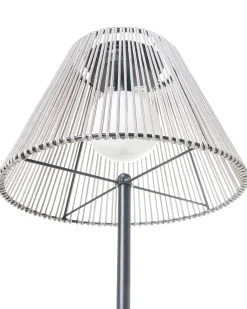 Lampa ogrodowa stojąca solarna LED LUETE Szary