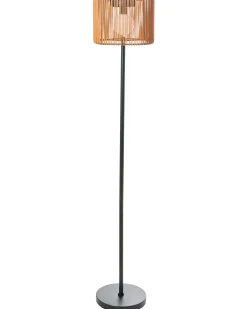 Lampa ogrodowa stojąca solarna LED LUENA Brązowy