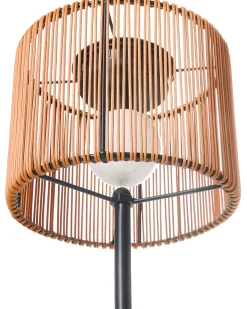 Lampa ogrodowa stojąca solarna LED LUENA Brązowy