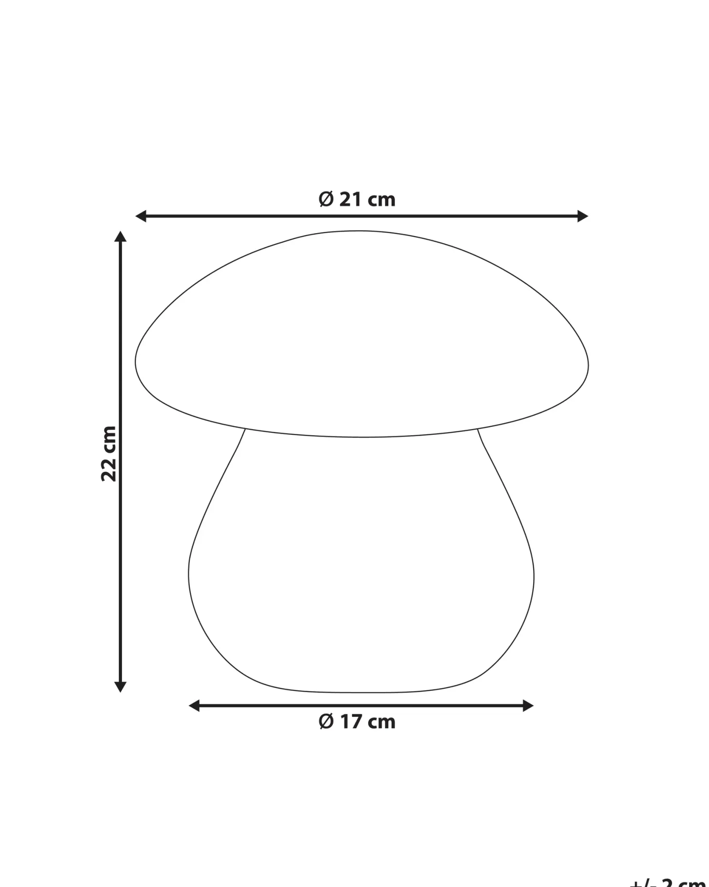Lampa ogrodowa stołowa LED TUIRA Z pilotem Biały