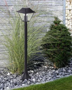 Lampa ogrodowa słupek GOSABA Czarny