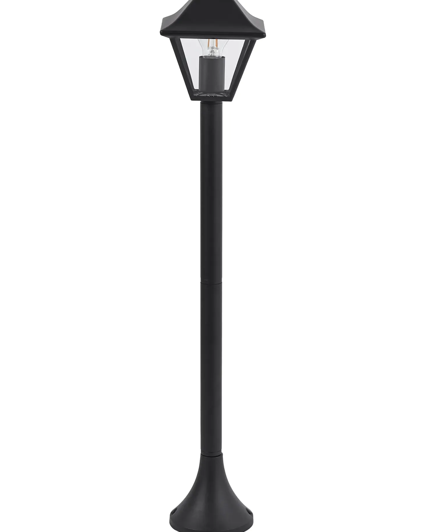 Lampa ogrodowa słupek GOSABA Czarny