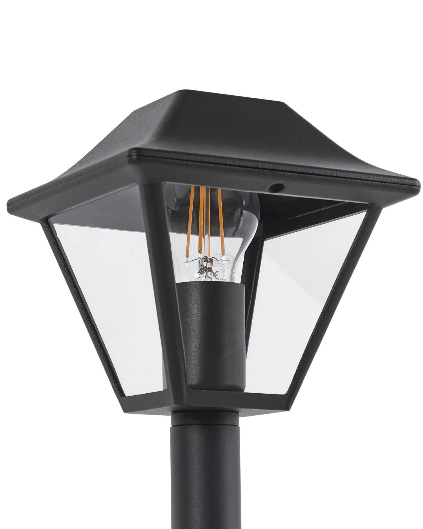 Lampa ogrodowa słupek GOSABA Czarny