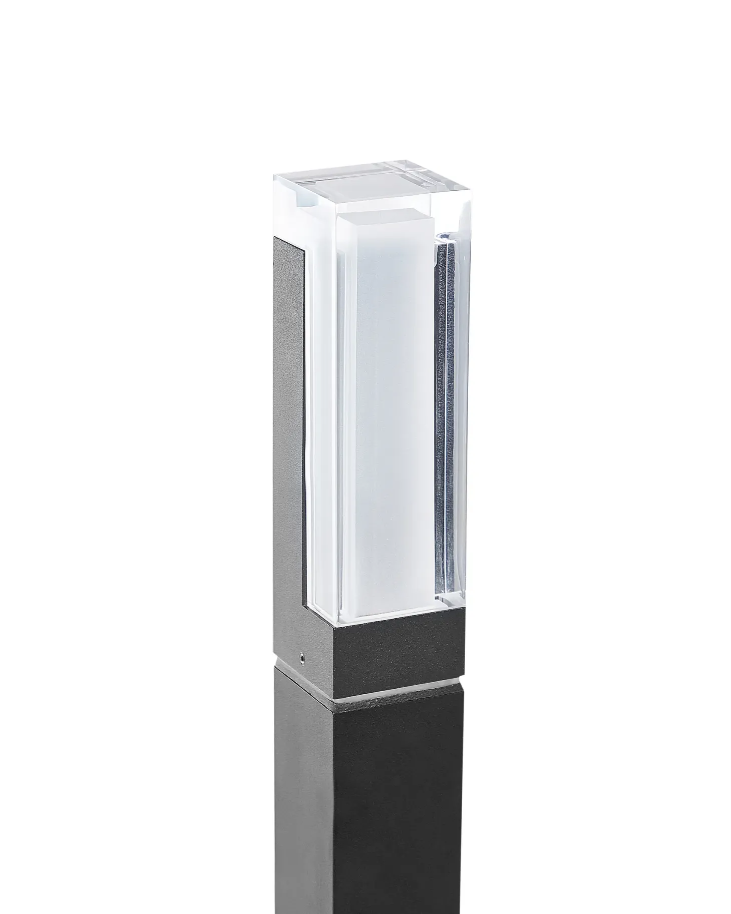 Lampa ogrodowa słupek LED AWUNA Czarny
