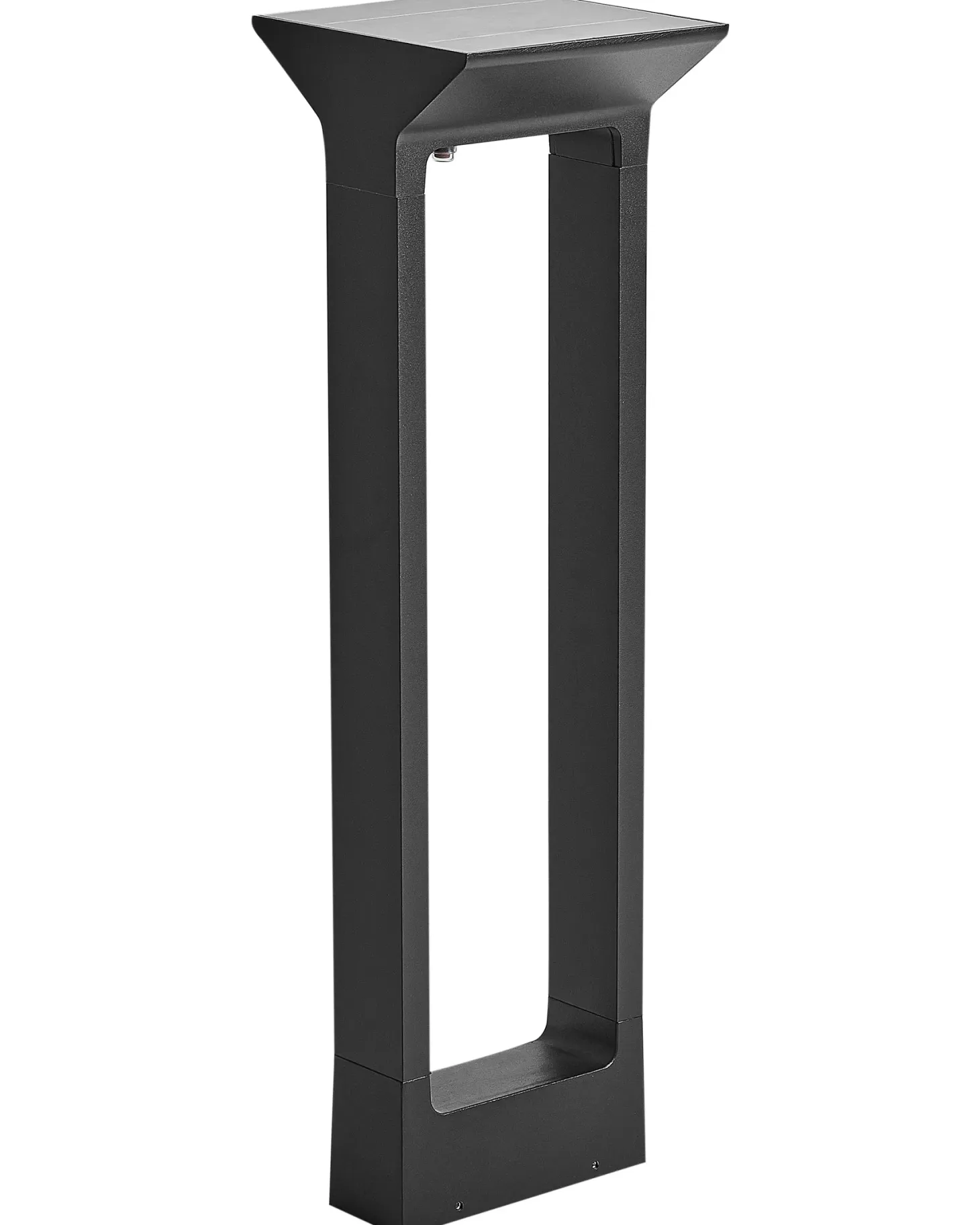Lampa ogrodowa słupek solarna LED MALDEN Z czujnikiem ruchu Czarny