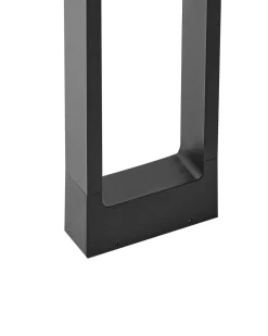 Lampa ogrodowa słupek solarna LED MALDEN Z czujnikiem ruchu Czarny