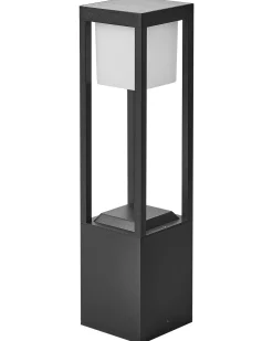 Lampa ogrodowa słupek solarna LED LOON Czarny