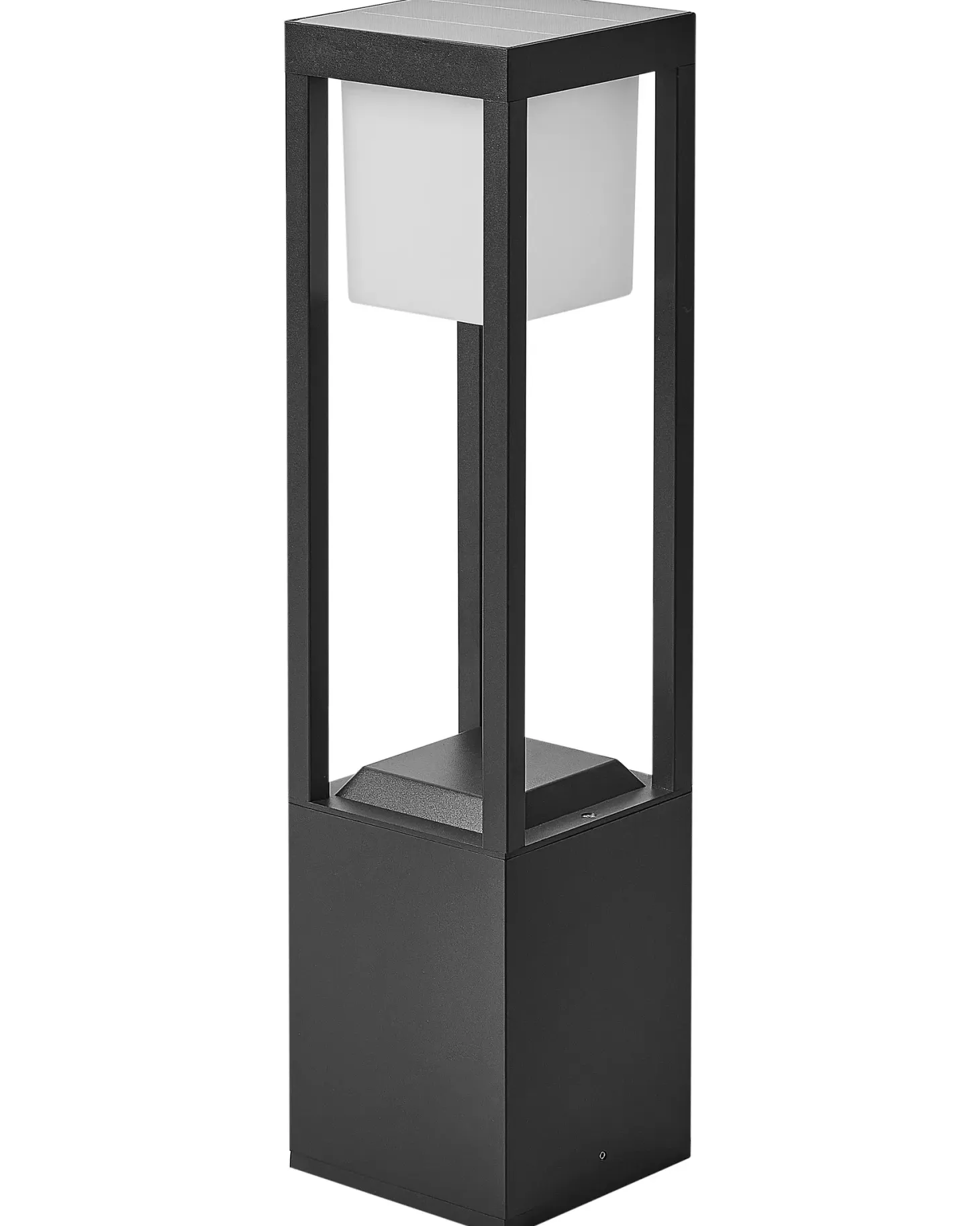 Lampa ogrodowa słupek solarna LED LOON Czarny