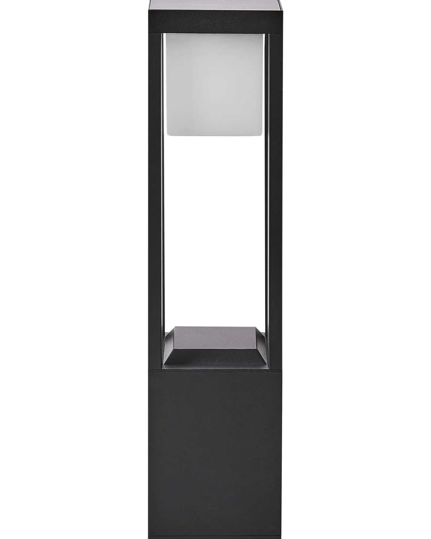 Lampa ogrodowa słupek solarna LED LOON Czarny