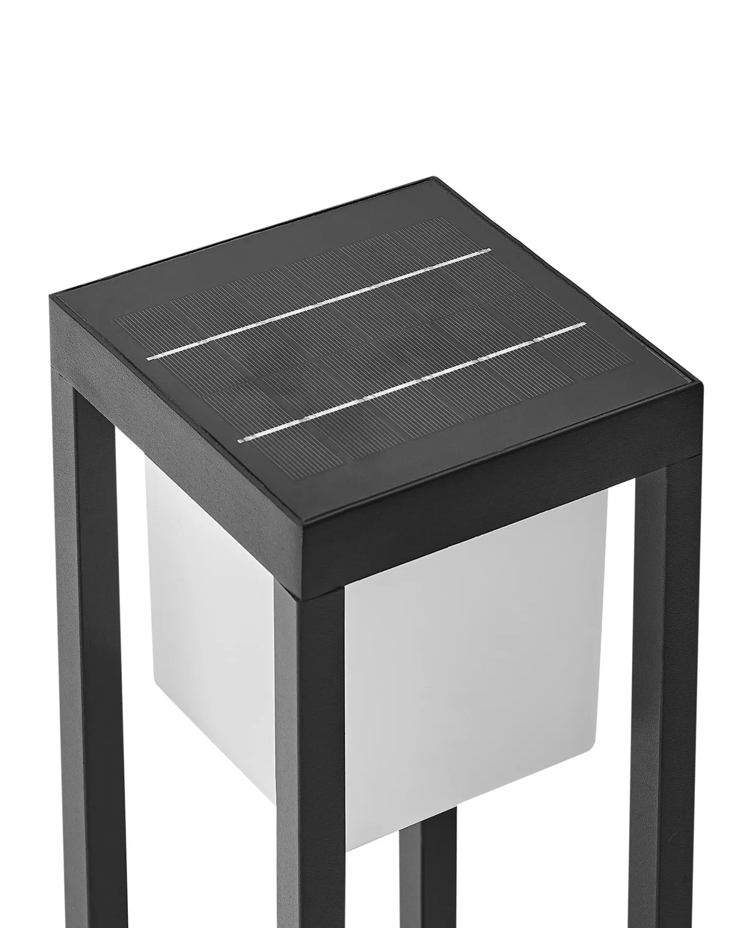 Lampa ogrodowa słupek solarna LED LOON Czarny