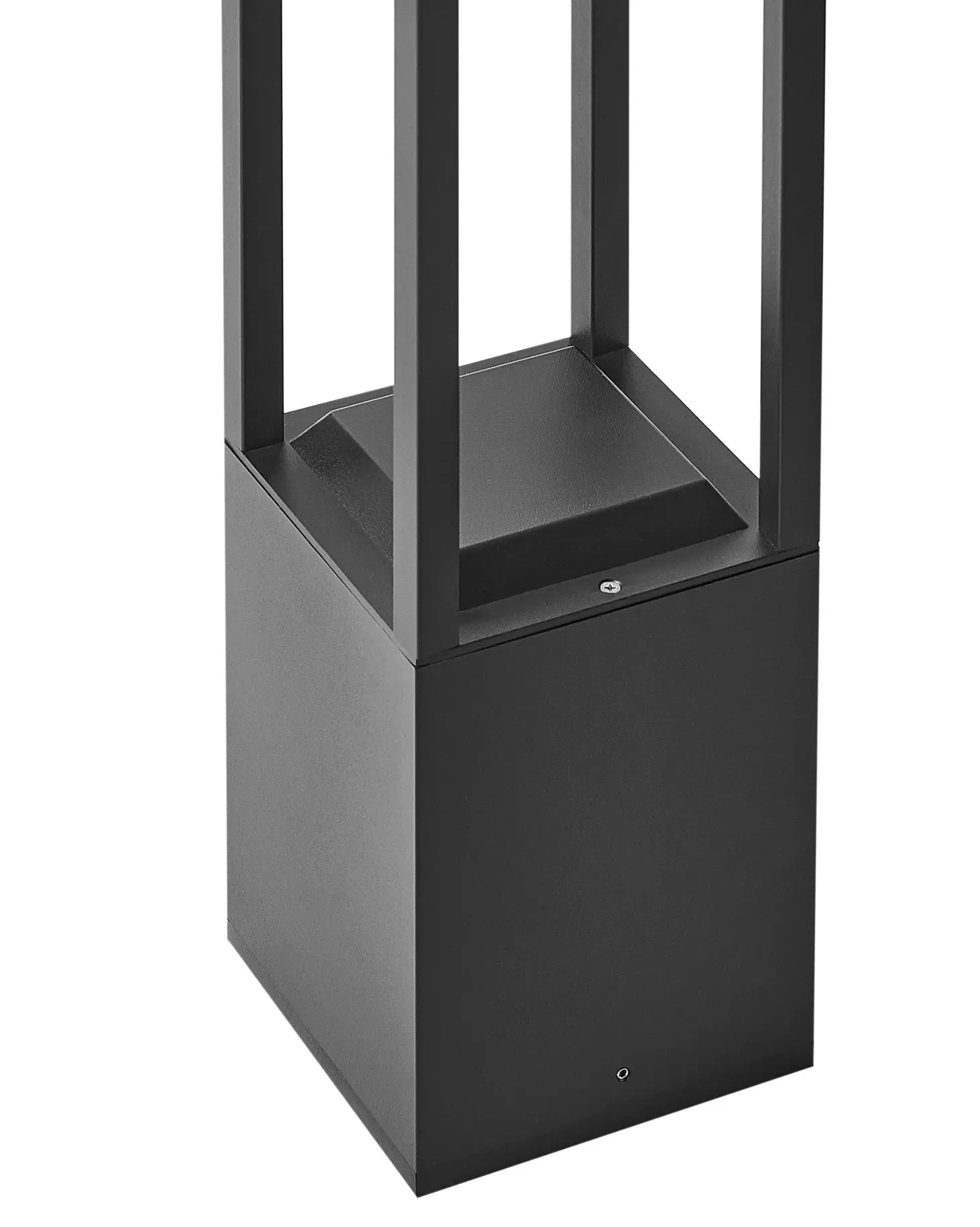 Lampa ogrodowa słupek solarna LED LOON Czarny