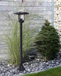 Lampa ogrodowa słupek TIZU Czarny