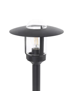 Lampa ogrodowa słupek TIZU Czarny