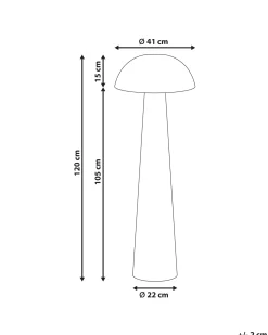 Lampa podłogowa ALERO Rattan Naturalny