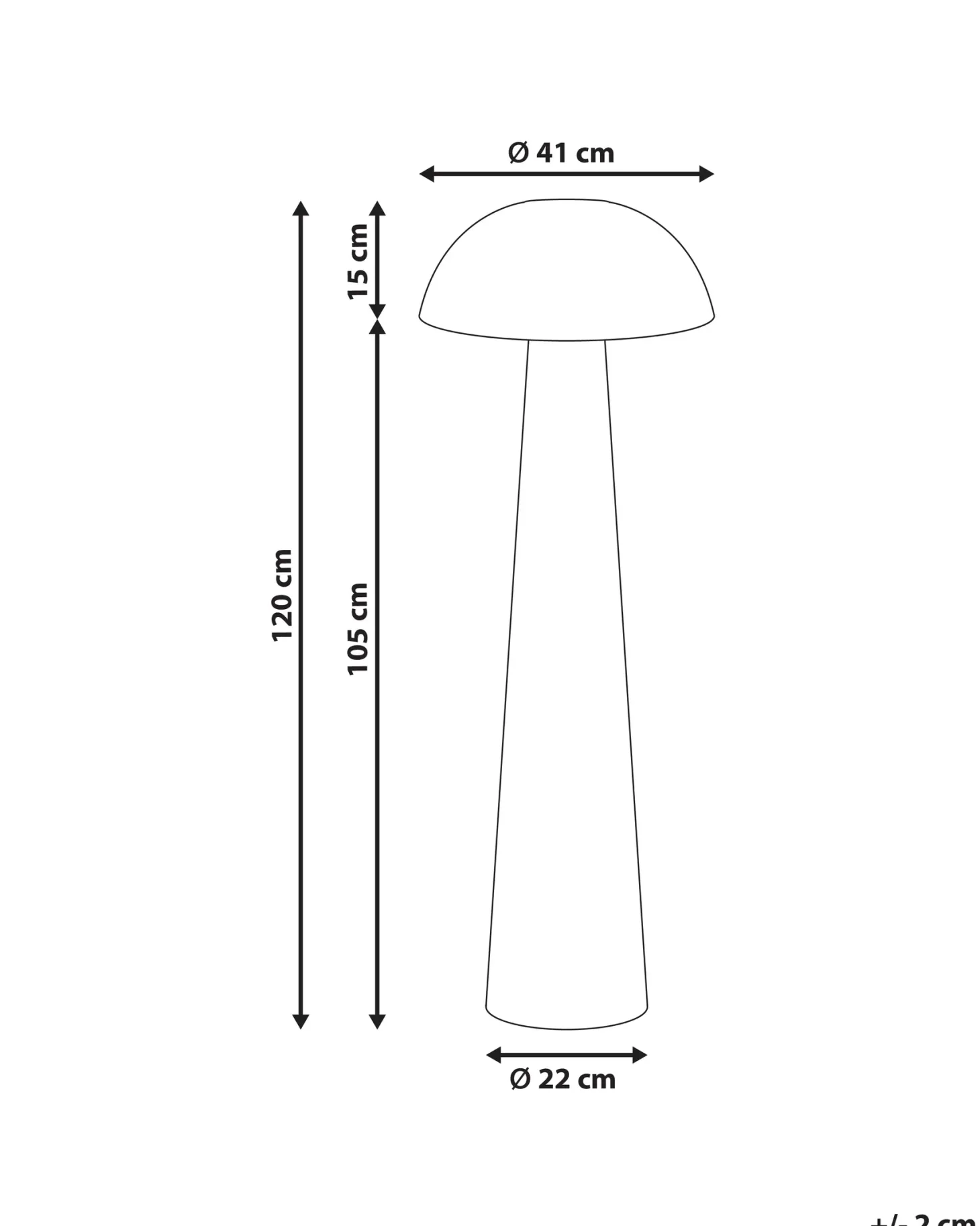 Lampa podłogowa ALERO Rattan Naturalny