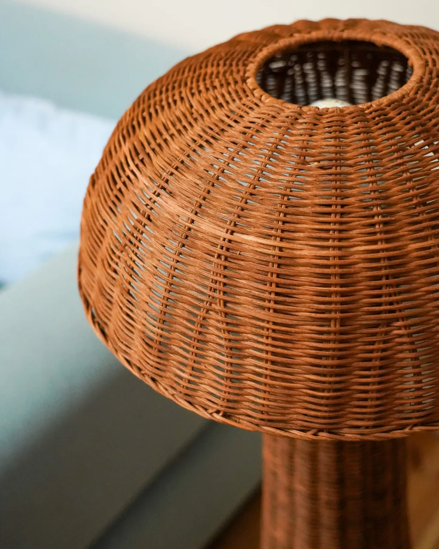 Lampa podłogowa ALERO Rattan Naturalny