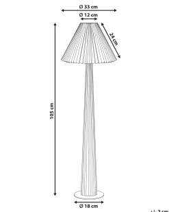 Lampa podłogowa ALIGIDE Drewno Naturalny