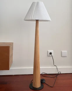 Lampa podłogowa ALIGIDE Drewno Naturalny