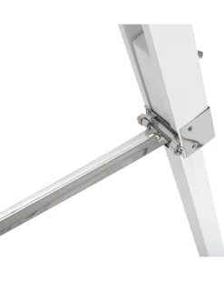 Lampa podłogowa ALZETTE Drewno sosnowe Biały