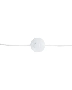 Lampa podłogowa ALZETTE Drewno sosnowe Biały