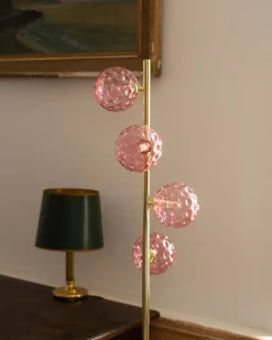 Lampa podłogowa ANADYR Szkło Różowy