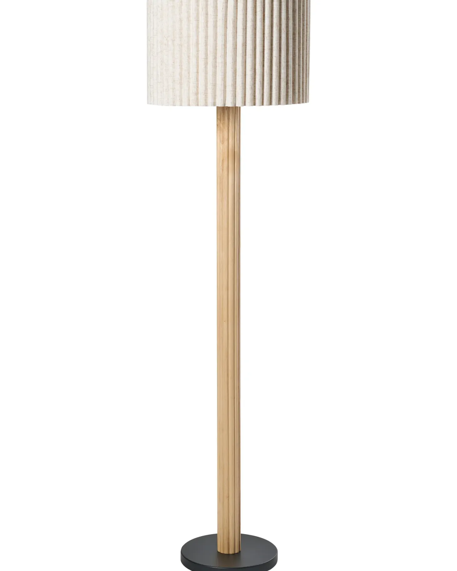 Lampa podłogowa BELESSA Len Jasnobeżowy