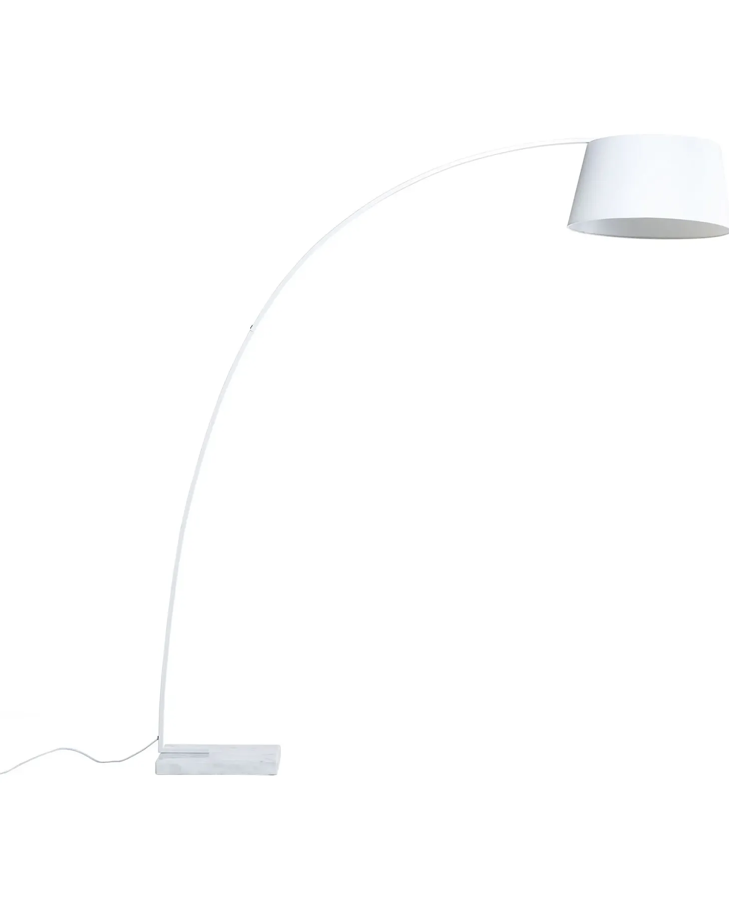 Lampa podłogowa BENUE Metal Biały